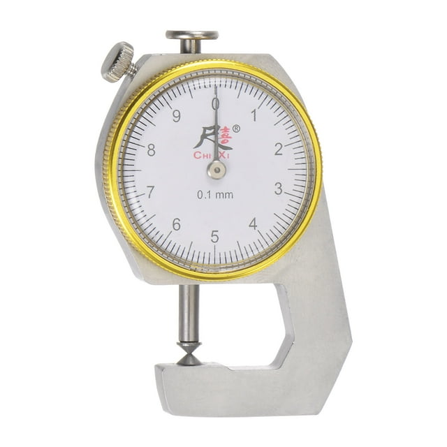 Metal Dial Thickness Gauge 0-10mm | 0.01mm Mechanical Thickness Tester ...