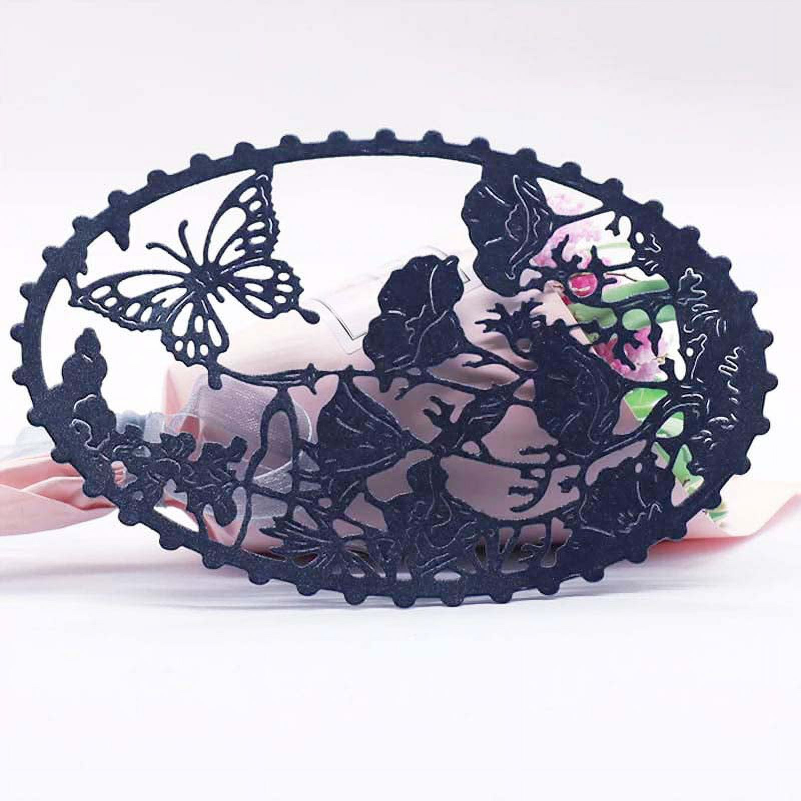Metal Die Cuts, Butterfly Oval Frame Cutting Dies for DIY Scrapbooking ...