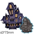 thumbnail image 1 of Metal Die Cuts, New Cutting Dies Halloween Castle Paper Craft Embossing Stencil, 1 of 3