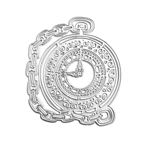 Metal Die Cuts Watch Clock Cutting Dies Stencils DIY Template for Scrapbooking Album Paper Card Embossing Crafts Decor