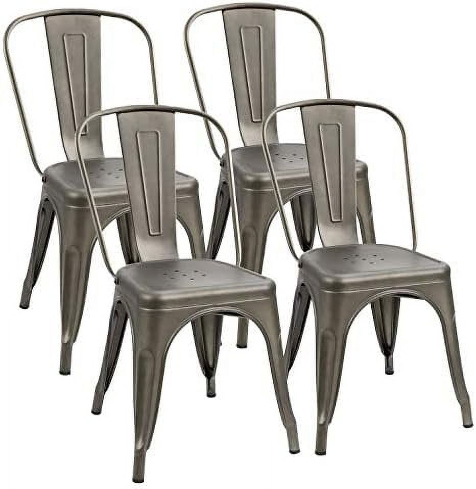 Metal Dining Chairs Stackable Kitchen Dining Chairs Metal Chairs Bistro