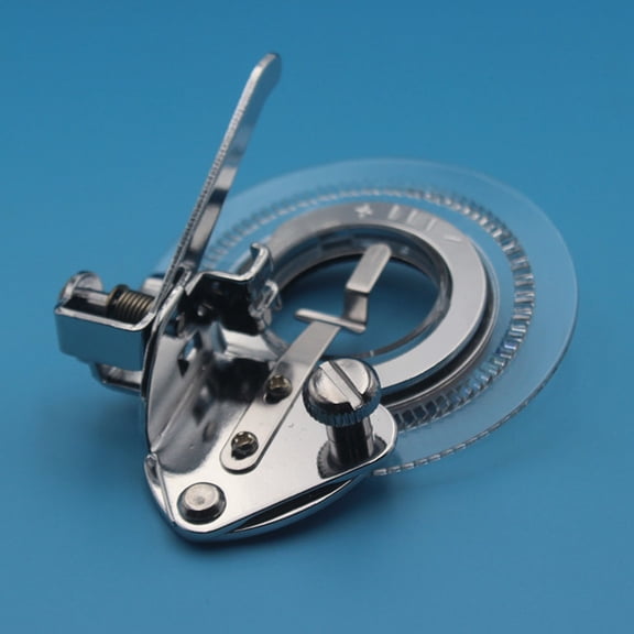 Metal Disc Embroidery Presser Foot for Most Household Sewing Machines - Multifunctional Stitching Accessory