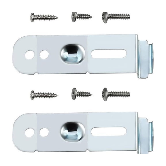 Metal Dishwasher Mounting Easy Assembly 2 Brackets 6 Screws Replacement for AP4450818 2077601 PS4222710 Accessories