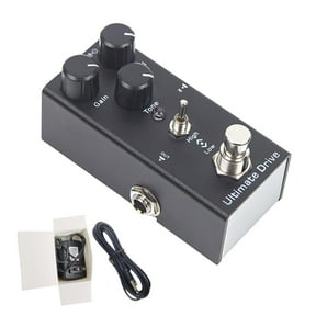 Metal Distortion Guitar Pedal with Overdrive/Reverb/Chorus Effects - 4-in-1 Multi-Effects Processor for Electric Guitar (Includes Power Adapter) Black