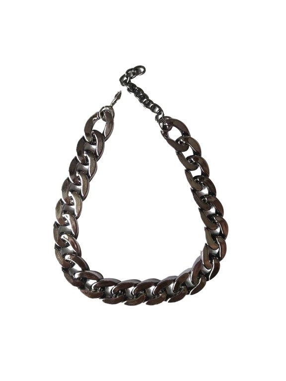 Metal Dog Chain Collar Pet Necklace Hop Style Accessory for Small Medium Dogs