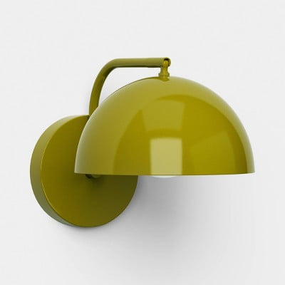 Metal Dome Wall Sconce
