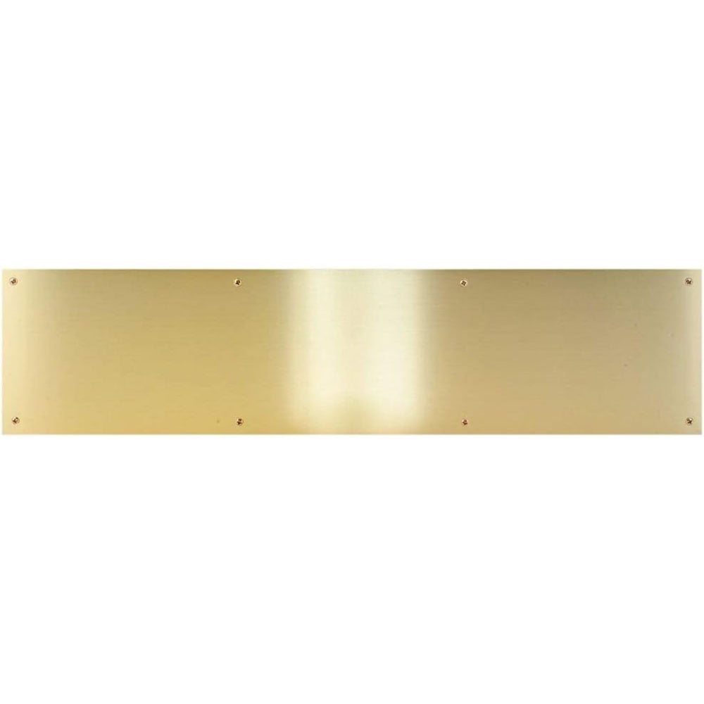Metal Door Kick PlateBrass Tone 8"x28"for 30" DoorWood&Metal