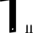 thumbnail image 1 of Metal Door Numbers, Home Address Numbers, Metal Outdoor Mailbox Number, Address Letters, Modern Metal Numbers Letters for Homes, Apartments, Hotels, Garages, Farms (3 Inches,T), Black-T, 1 of 6