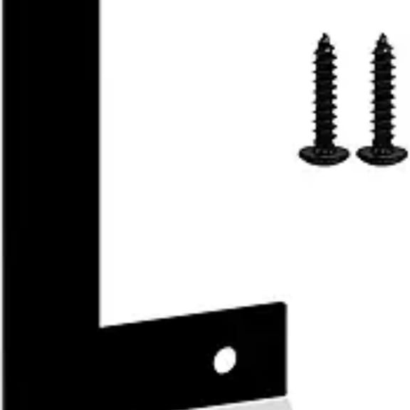 Metal Door Numbers, Home Address Numbers, Metal Outdoor Mailbox Number, Address Letters, Modern Metal Numbers Letters for Homes, Apartments, Hotels, Garages, Farms (3 Inches,L), Black-L