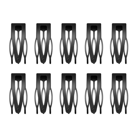 Metal Double Grip Hair Clips for Women: Ideal for Hair Updos and Styling, Smooth Opening and Closing without Damaging Hair