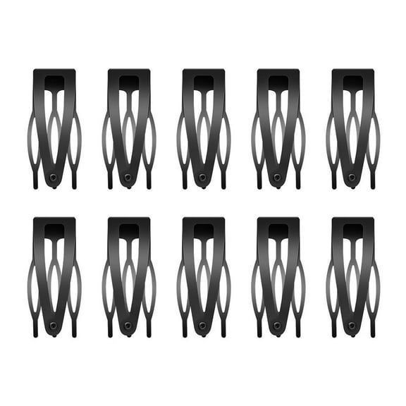 Metal Double Grip Hair Clips for Women: Ideal for Hair Updos and Styling, Smooth Opening and Closing without Damaging Hair