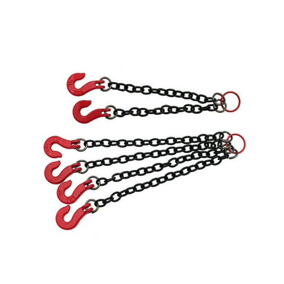 Metal Double Hook Lifting Chain for Remote Control Crawlers Truck Off Road Obstacle Hauling Accessory