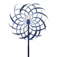 Metal Double Pinwheel Kinetic Wind Spinner Unique Rustic Lawn Art Yard ...
