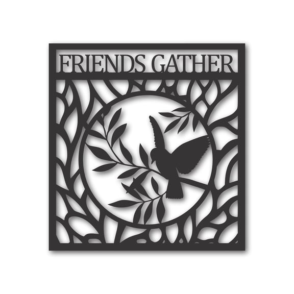 Metal Dove Sign Personalized Wall Art 42