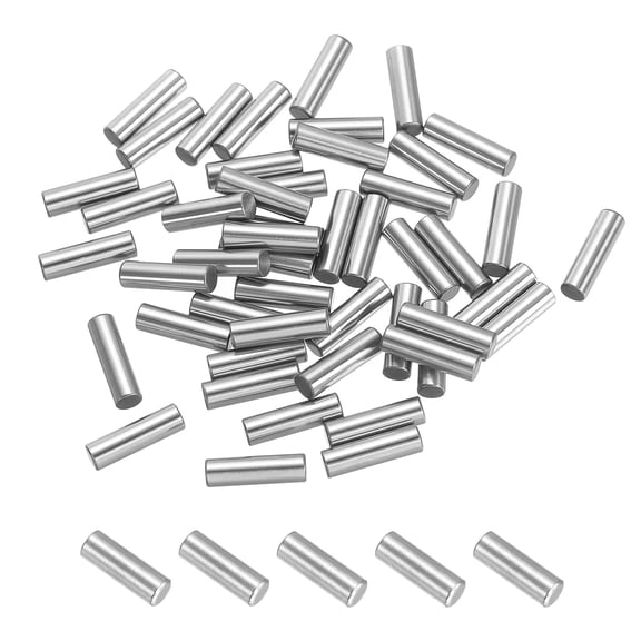 Metal Dowel Pins 4x14 mm, 50 Pcs 304 Stainless Steel Shelf Support Peg Pin