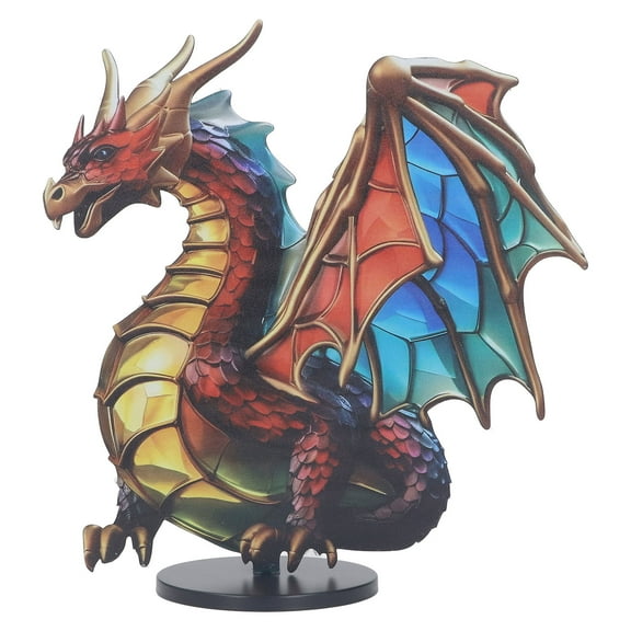 Metal Dragon Figurine Desktop Ornament Office Simulation Dragon Statue Home Decoration Craft