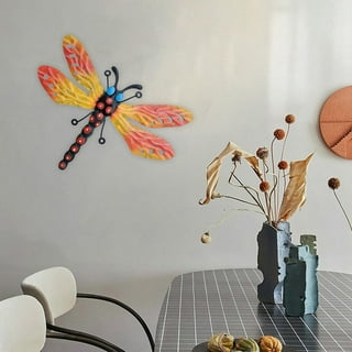 3D Gray Dragonflies Peel & Stick Mirrors Wall Decals