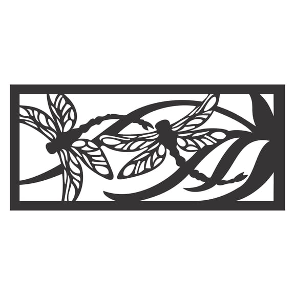 Metal Dragonfly Wall Art | Dragonfly Metal Landscape | 15 Color Options 24