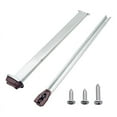 thumbnail image 1 of Metal Drawer Slide Replacement for Various Dressers and Nightstands, Drawer Track and Rail Kit with Metal Support Plate, 1 of 6