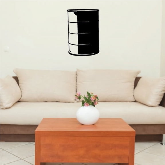 Metal Drum Decal - 36 Inches