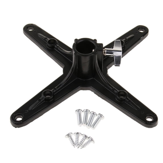 Metal Drum Stool Seat Tripod Base Accessory With Screws, Perfect For Kids And Adults