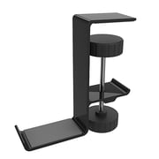 Metal Earphone Holder Hook Under Desk Headphone Stand Headset Hanger with Adjustable Clamp Universal
