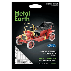 Metal Earth 1908 Ford Model T Vehicle Red Version Metal Kit