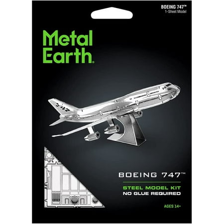 MMS004 - BOEING 747 METAL EARTH 3D LASER CUT MODEL