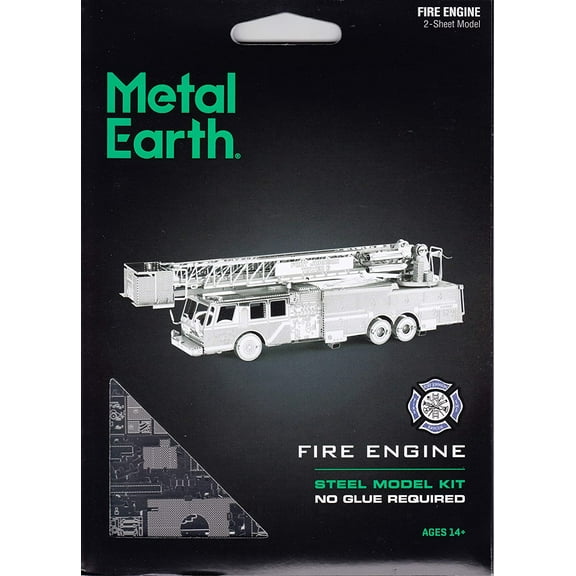 Metal Earth 3D Metal Model Kit Fire Engine