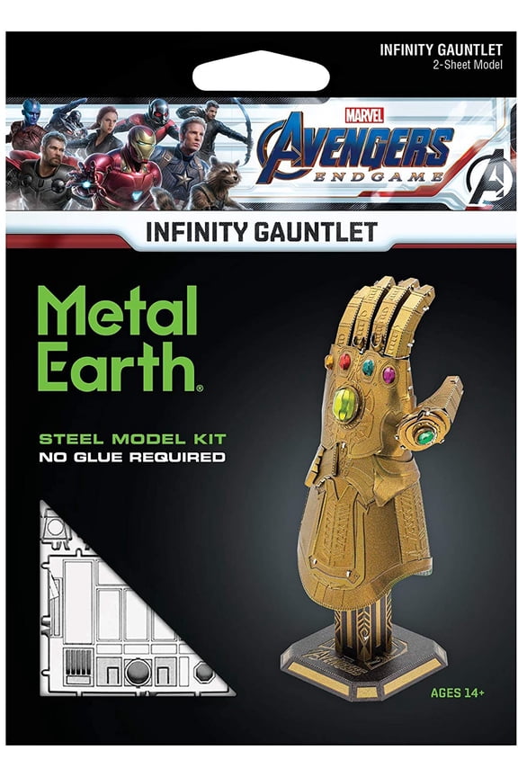 Metal Earth 3D Metal Model Kit - Marvel Avengers Endgame Infinity Gauntlet