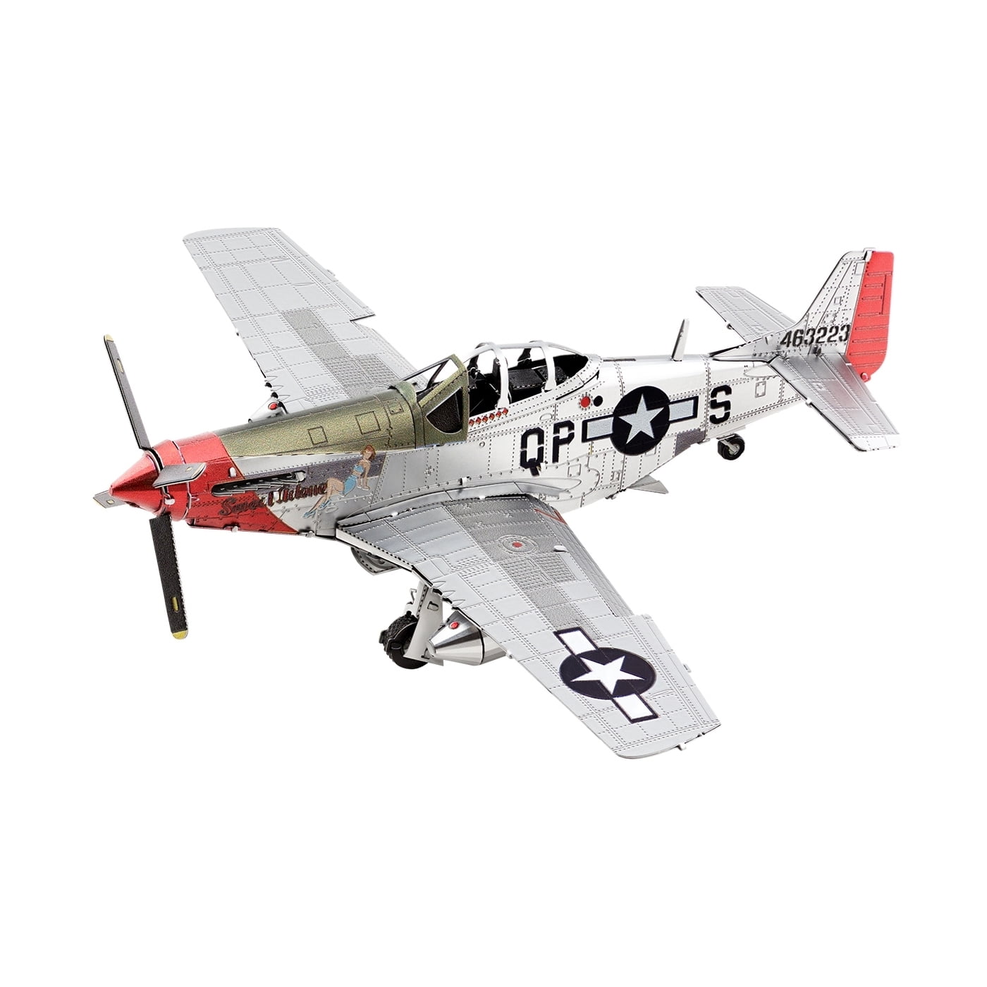 FASCINATIONS Metal Earth 3D Metal Model Kit - P-51D Mustang "Sweet Arlene"