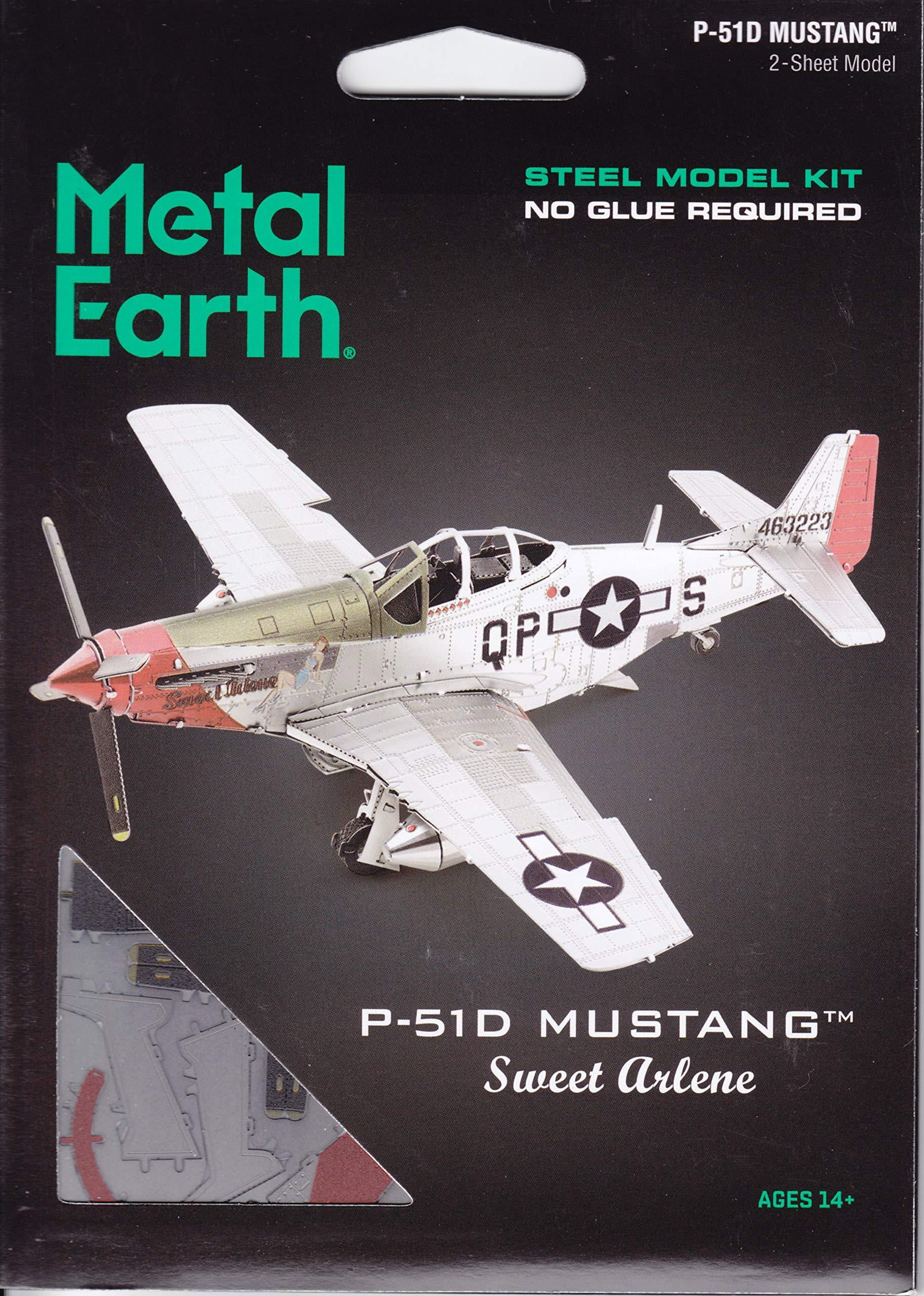 Metal Earth 3D Metal Model Kit - P-51D Mustang 