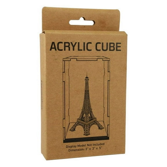 Metal Earth Acrylic Display Cube, 3" x 3" x 5"