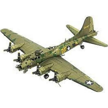 Model Kit Boeing B-17 Flying Fortress Bomber Aircraft "World War II" United States Army Air Forces (Challenging Difficulty) Steel Model by Metal Earth