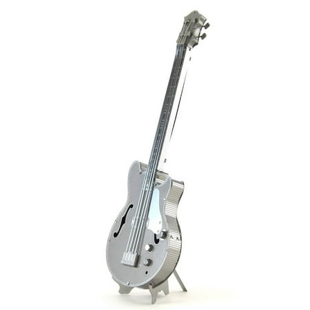 Metal Earth Electric Bass Guitar 3D Metal Model + Tweezer 010756