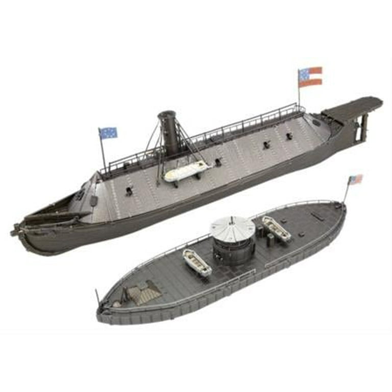 Metal Earth ICX231 USS Monitor & Merrimack Ironclad Warships