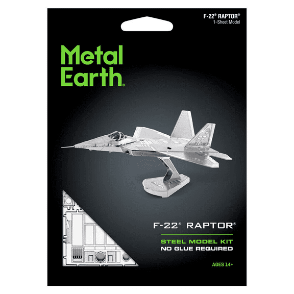 Metal Earth F-22 Raptor Plane