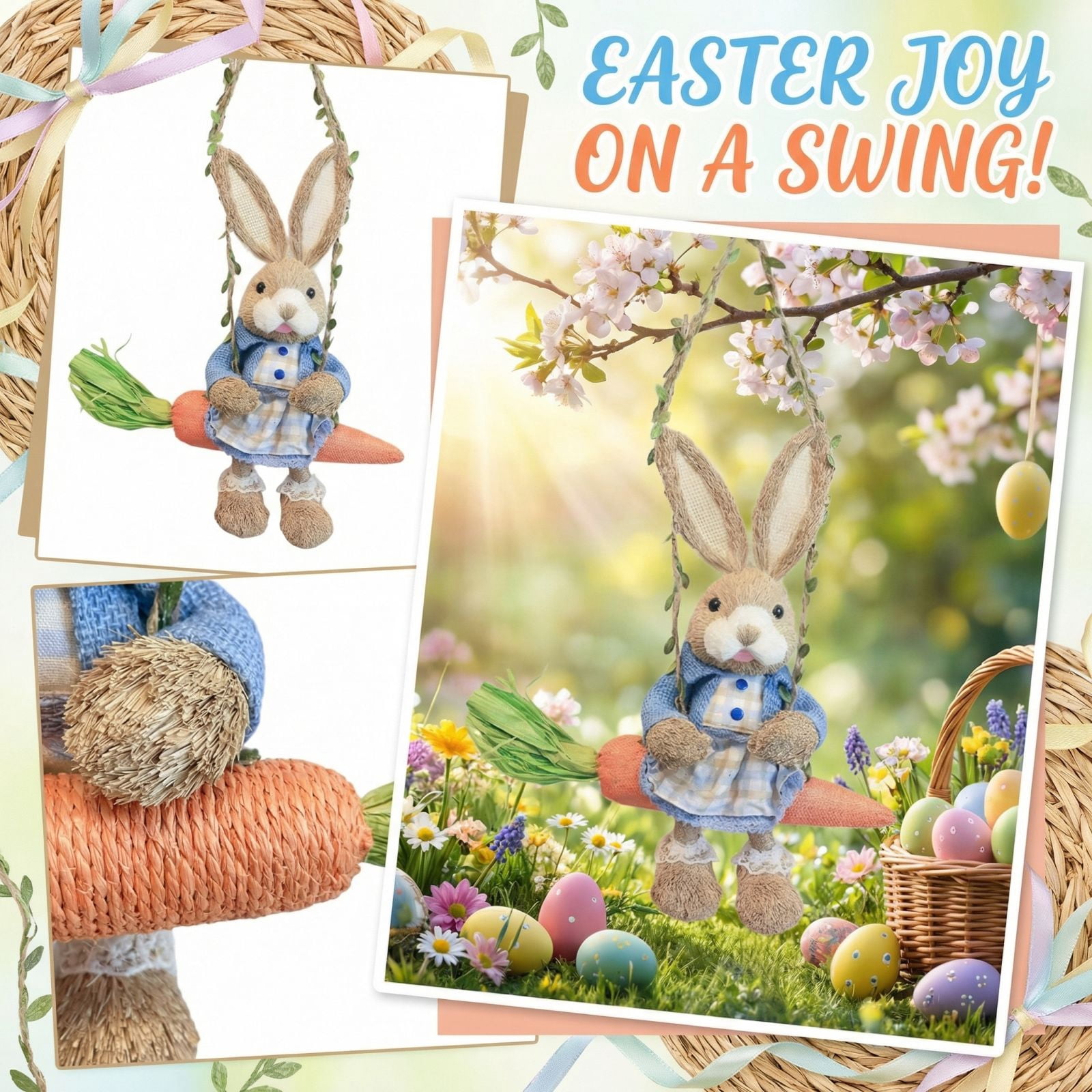 Metal Easter Butterfly Stake - Colorful Iron Butterfly on Spring Stem ...