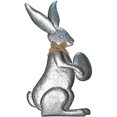 thumbnail image 1 of Metal Easter Rabbit Decor, Indoor Outdoor Standing Easter Bunny Decor Galvanized Decoration for Home Spring Easter Rabbit Statue Yard Ornament Bunny Decoration for Garden Decor (14X24.5in), 1 of 6