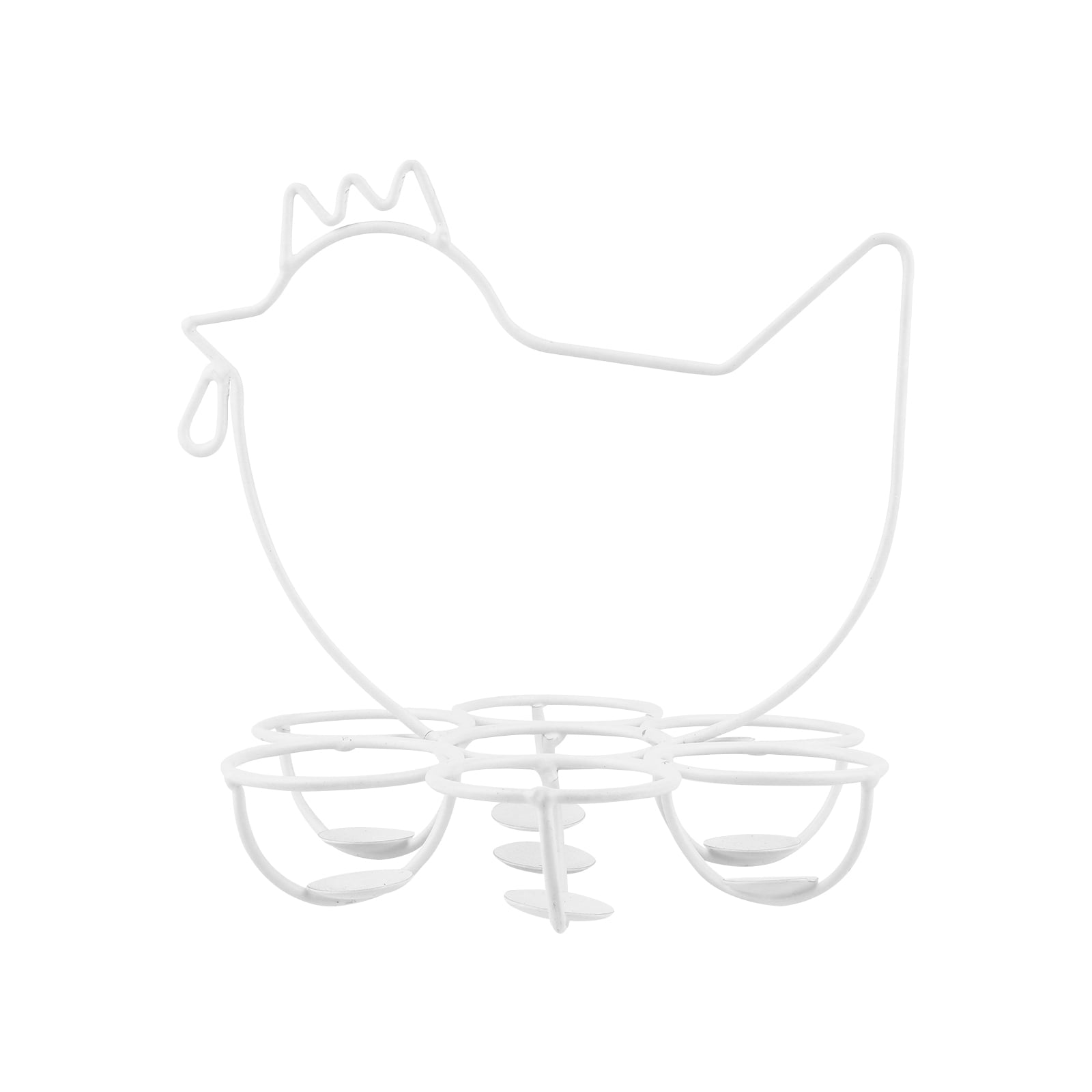 Metal Egg Skelter Dispenser Rack Storage Rack Egg Holder Countertop Decor