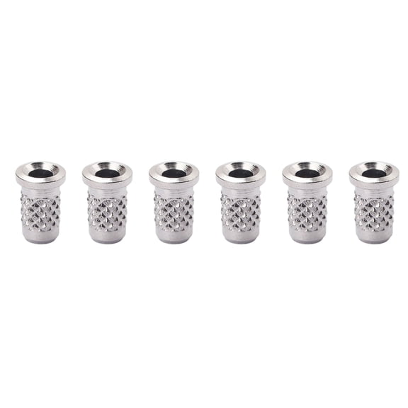 Metal Electric Guitar String Buckles, Quick-Install Threaded Retainer Caps for Electric Guitar Hardware Accessories