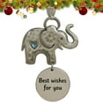 thumbnail image 1 of Metal Elephant Friendship Christmas Ornament - Inspirational Quote Decor for Christmas Tree, Sentimental Holiday Gift for Friends, Durable Metal Ornament for Home Decor, 5.9*3.34in, A, 1 of 4