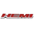 thumbnail image 1 of Metal Emblem Decal Logo Trim Badge "HEMI" (Red), 1 of 2