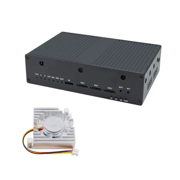 Metal Enclosure Case For Banana Pi For BPI Development Board Superior Protective Case Optional Cooling Fan
