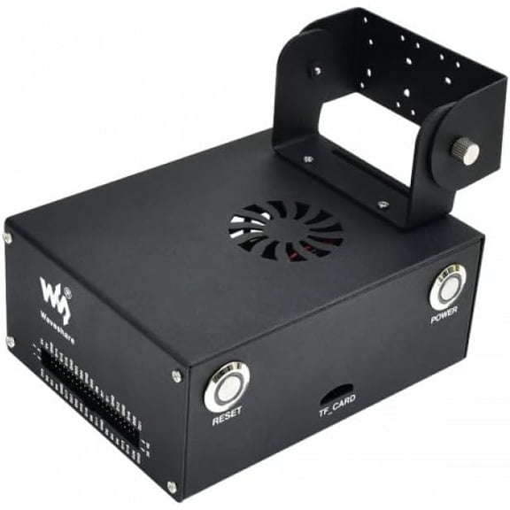 Metal Enclosure for Development Boards with Camera Mount and Internal Fan for IoT and DIY Electronics Projects SKU-17855