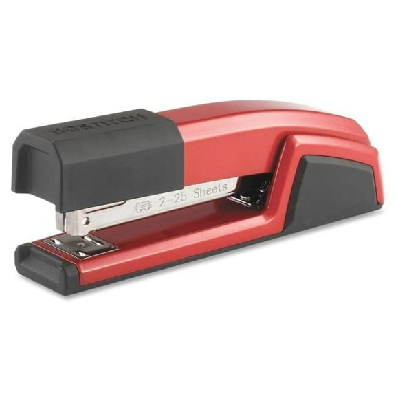Metal Epic Stapler Full Strip, 25 Sheets Capacity - Red