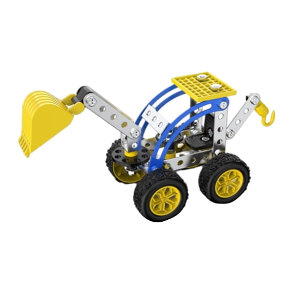 Metal Excavator Model Building Kits For Boys 8-12 83 Pcs Diy Assembly Toy Car For Kids Educational