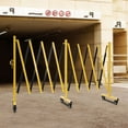 Metal Expandable Barricade Gate, 16 Feet, Accordion Dog Gate, Garden