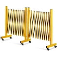 thumbnail image 1 of Metal Expandable Barricade Gate, 16FT Folding Safety Barrier Gate, Portable Traffic Crowd Control Barricade Fence, 1 of 8