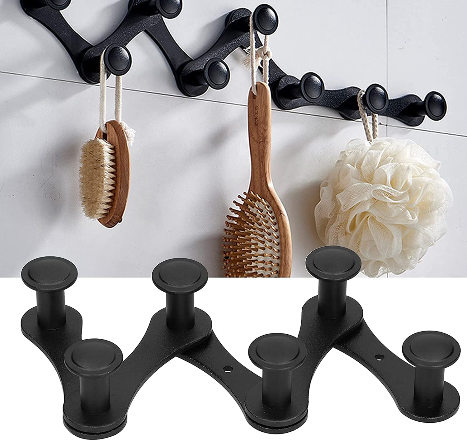 Metal Expandable Coat Rack Wall, Folding Wall Coat Rack Decorative Wall
